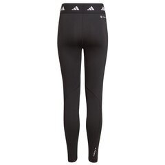 Sportinės tamprės mergaitėms Adidas Tech Fit Tight Jr. HL2446, juodos kaina ir informacija | Kelnės mergaitėms | pigu.lt