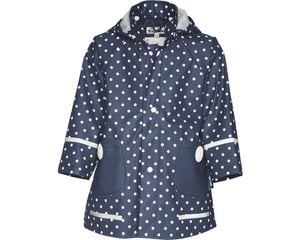 Playshoes детская куртка- дождевик 408566*11, тёмно-синий /белый цена и информация | Непромокаемая одежда для детей | pigu.lt