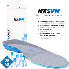 Стельки Rubberneck NXSVN, серые, размер 38-40 цена и информация | Средства для ухода за одеждой и обувью | pigu.lt