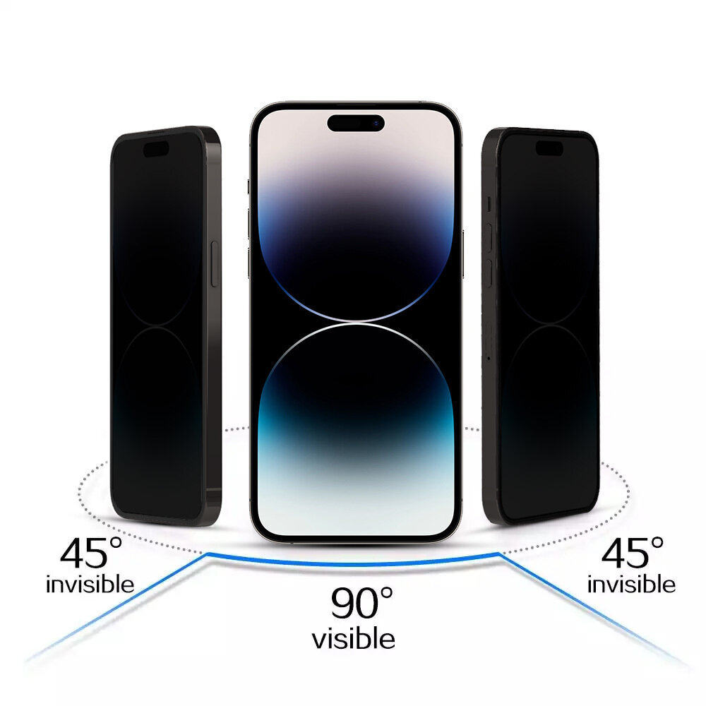Apsauginis stiklas Privacy Glass Samsung Galaxy A52 / A52s цена и информация | Apsauginės plėvelės telefonams | pigu.lt
