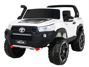Электромобиль Toyota Hillux, белый цена и информация | Электромобили для детей | pigu.lt