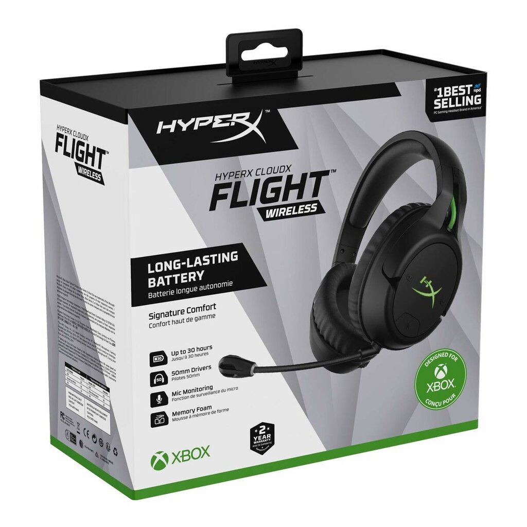 Hyperx CloudX Flight kaina ir informacija | Ausinės | pigu.lt