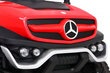 Dvivietis vaikiškas elektromobilis Mercedes Benz Unimog, raudonas kaina ir informacija | Elektromobiliai vaikams | pigu.lt