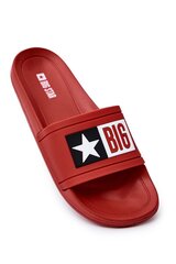 Šlepetės vyrams Big Star dd174702 14105-r, raudonos цена и информация | Мужские шлепанцы, босоножки | pigu.lt