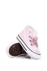 Sportiniai batai mergaitėms FR1 10868-150, rožiniai цена и информация | Детская спортивная обувь | pigu.lt