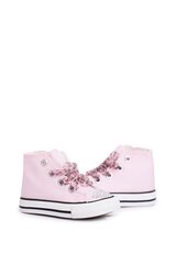 Sportiniai batai mergaitėms FR1 10868-150, rožiniai kaina ir informacija | Sportiniai batai vaikams | pigu.lt