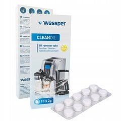 Wessper kavos aparatų valymo tabletės, 20 vnt. цена и информация | Очистители | pigu.lt