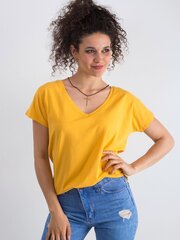 Marškinėliai moterims Basic Feel Good 2016102116905, oranžiniai kaina ir informacija | Marškinėliai moterims | pigu.lt
