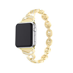 Bracelet loop for Apple Watch 42|44|45 design 3 gold цена и информация | Аксессуары для смарт-часов и браслетов | pigu.lt