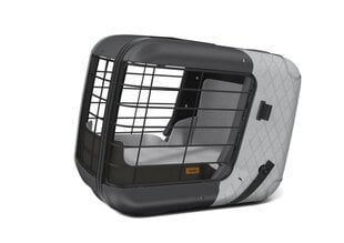 Клетка для перевозки маленьких собак 4pets Caree, серая цена и информация | Переноски, сумки | pigu.lt