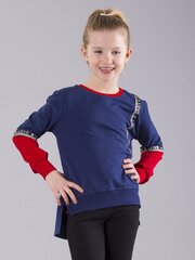 Džemperis mergaitėms TY-BL-11815.48 2016101753521, mėlynas kaina ir informacija | Megztiniai, bluzonai, švarkai mergaitėms | pigu.lt