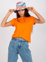Marškinėliai moterims Basic Feel Good 2016101830215, oranžiniai kaina ir informacija | Marškinėliai moterims | pigu.lt