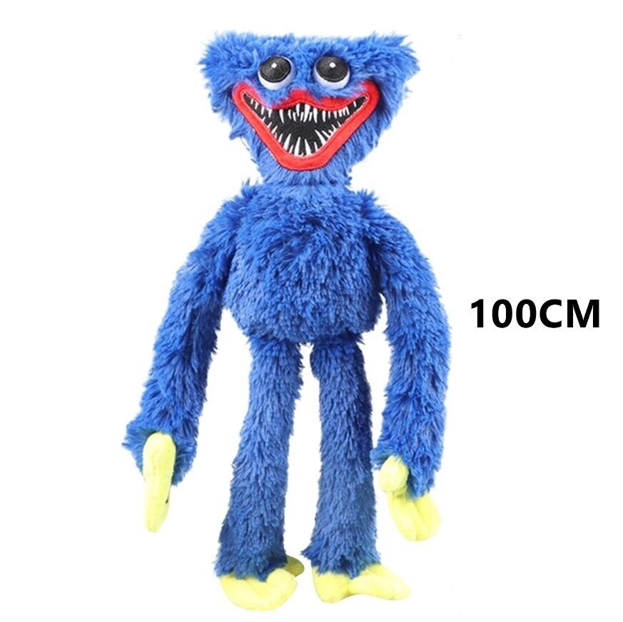 Pliušinis žaislas monstriukas Huggy Wuggy Kissy Missy, 100cm, mėlynas kaina  | pigu.lt