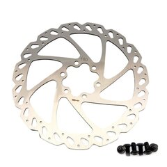 Bicycle Disc Brake Rotor 160 mm Baradine DB-01 Stainless Steel 6 Bolt Mounting цена и информация | Другие запчасти для велосипеда | pigu.lt