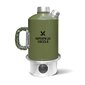 Virdulis Survival Kettle Green Stove, 23x16cm, žalias kaina ir informacija | Turistiniai katiliukai, indai, įrankiai | pigu.lt