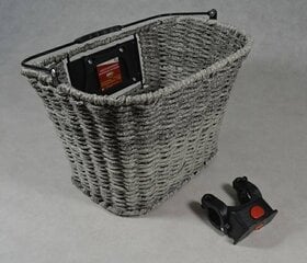 The basket for the handlebar clik HT-PS-512E, braided gray цена и информация | Сумки, держатели для телефонов | pigu.lt