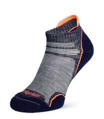 Bridgedale UL T2 Merino Performance Low - navy/candy 77610-2593 цена и информация | Мужские носки | pigu.lt