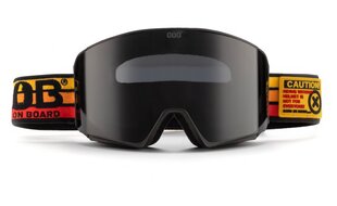 Slidinėjimo akiniai Bob Caution, juodi цена и информация | Лыжные очки | pigu.lt