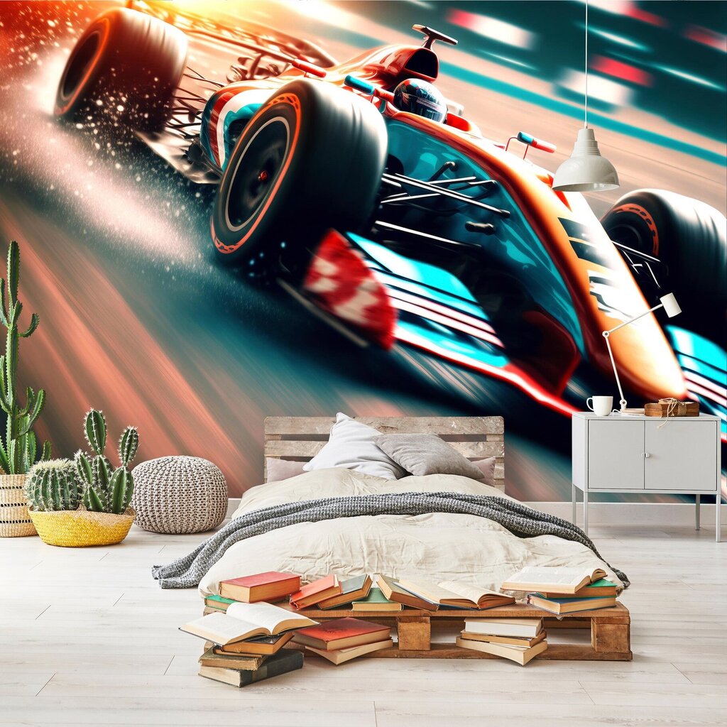 Consalnet Фотообои флизелиновые Formula 1 416x254 cm 14577VEXXXL цена |  pigu.lt