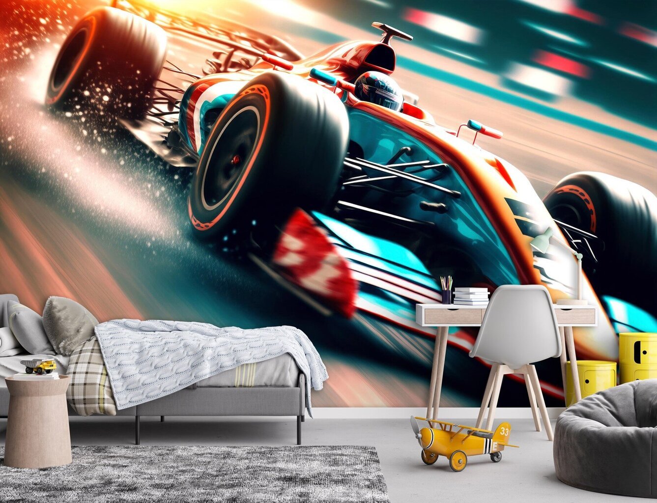 Consalnet Фотообои флизелиновые Formula 1 416x254 cm 14577VEXXXL цена |  pigu.lt