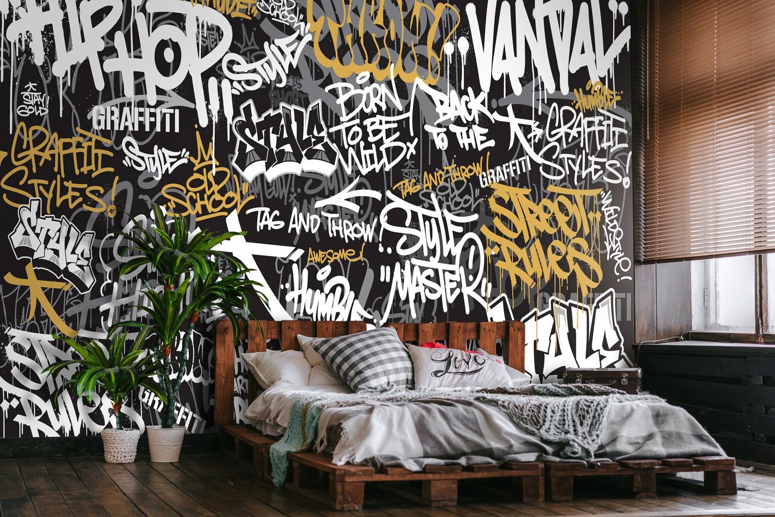 Fototapetas Graffiti kaina ir informacija | Fototapetai | pigu.lt