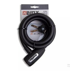 LYNX Coil cable lock 180 cm цена и информация | Замки для велосипеда | pigu.lt