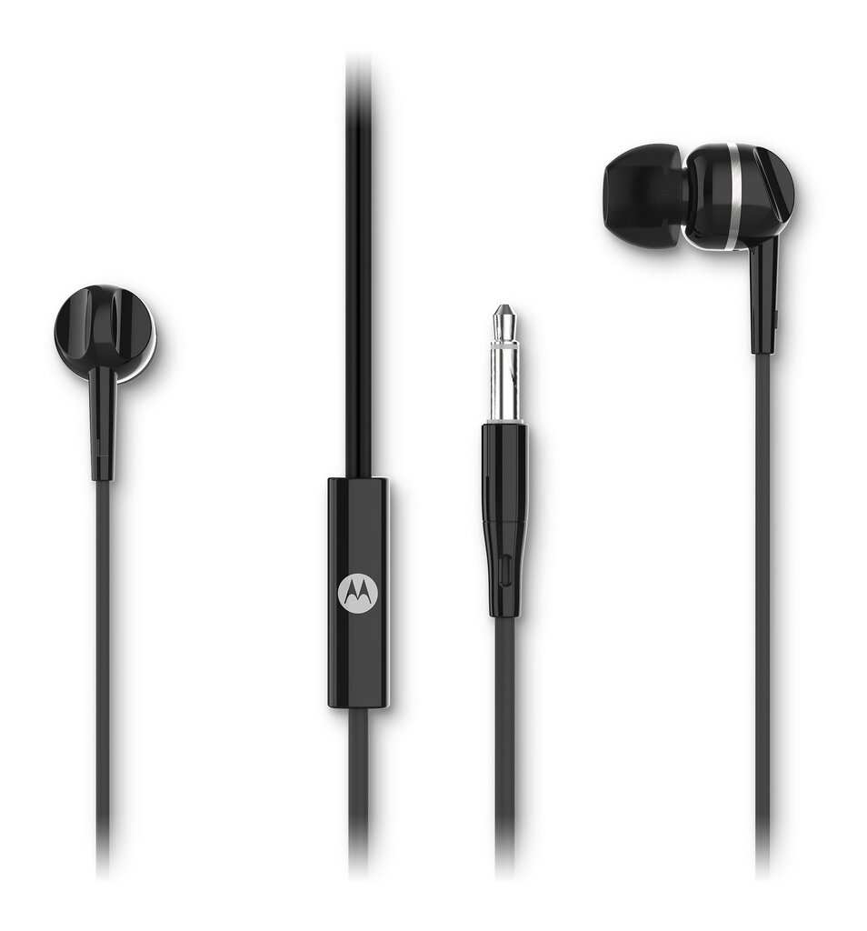 Motorola Earbuds 105 Black цена и информация | Ausinės | pigu.lt