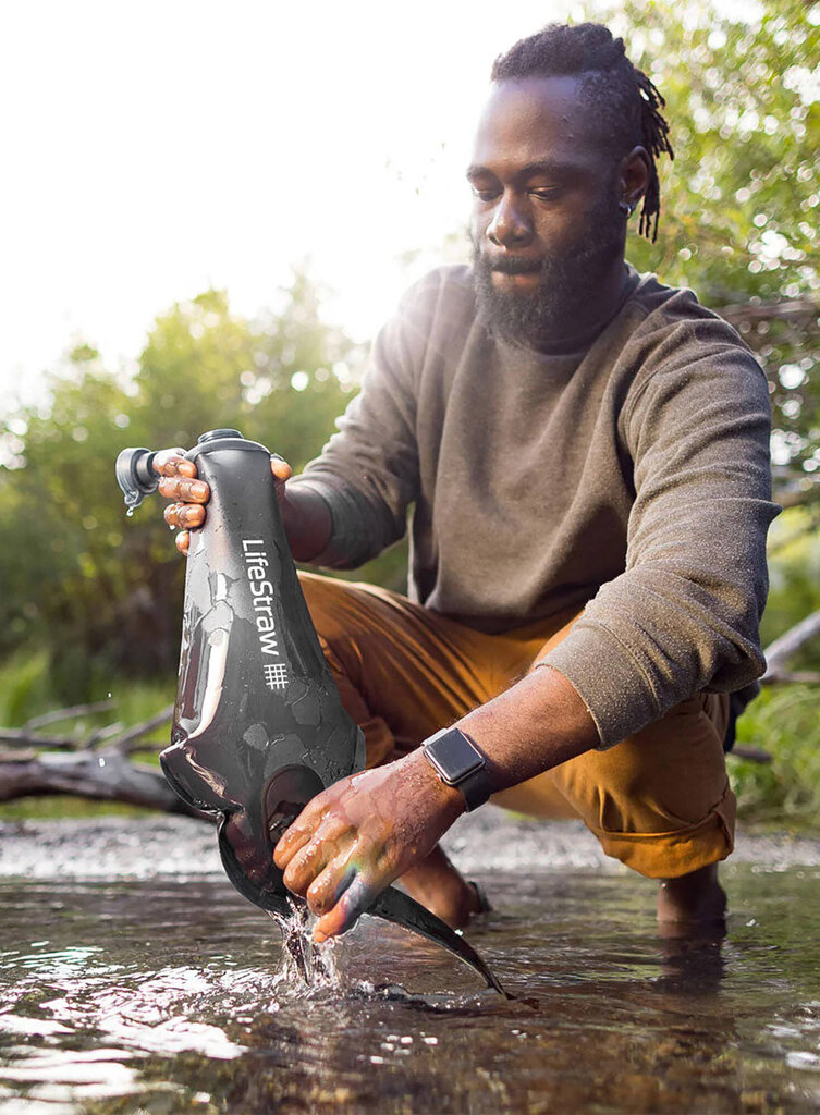 Vandens filtras Lifestraw Peak, 3l, juodas kaina ir informacija | Dviratininkų kuprinės | pigu.lt