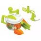 Rankinis daugiafunkcis daržovių smulkintuvas, 7 dalių kaina ir informacija | Virtuvės įrankiai | pigu.lt