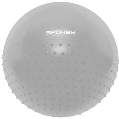 Гимнастический мяч Spokey Half Fit 65 см, серый цена и информация | Гимнастические мячи | pigu.lt