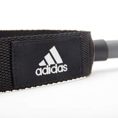 Fitneso guma Adidas Adtb-10503, 144cm, juoda kaina ir informacija | Pasipriešinimo gumos, žiedai | pigu.lt