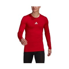 Adidas termo marškinėliai vyrams TechFit Compression M GU7336, raudoni kaina ir informacija | Vyriški termo apatiniai | pigu.lt