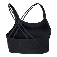 Sportinė liemenėlė moterims Nike Swoosh Luxe Sports Bra W CJ0544010, juoda цена и информация | Бюстгальтеры | pigu.lt