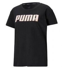 Sportiniai marškinėliai moterims Puma 58645456, juodi kaina ir informacija | Sportinė apranga moterims | pigu.lt