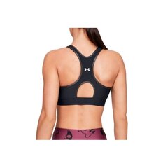 Sportinė liemenėlė moterims Under Armor Mid Keyhole Graphic Bra W 1344333001, juoda цена и информация | Бюстгальтеры | pigu.lt