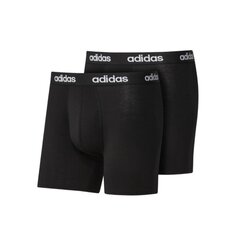 Adidas trumpikės vyrams Linear Brief Boxer 2 Pack M GU8888 2016103282685, juodos, 2 vnt цена и информация | Мужские трусы | pigu.lt