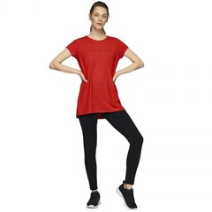 Marškinėliai moterims Outhorn W HOL20 TSD619 61S, raudoni kaina ir informacija | Marškinėliai moterims | pigu.lt