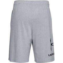 Under Armor šortai vyrams Sportstyle Cotton Logo M 1329300-035, pilki kaina ir informacija | Vyriški šortai | pigu.lt