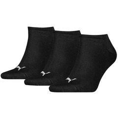 Kojinės moterims ir vyrams Puma, juodos, 3 poros kaina ir informacija | Moteriškos kojinės | pigu.lt