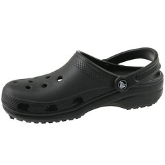 Crocs lauko šlepetės moterims ir vyrams 10001-001, juodos kaina ir informacija | Šlepetės moterims | pigu.lt