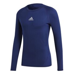 Adidas termo marškinėliai berniukams ASK LS Tee Y CW7322, mėlyni цена и информация | Зимняя одежда для детей | pigu.lt