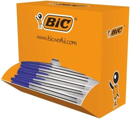 Шариковая ручка Bic Cristal, 1,0 мм, синяя (в упаковке 100 шт.) цена и информация | Письменные принадлежности | pigu.lt