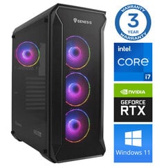 Intop i7-12700F 16GB 500SSD+2TB Win11Pro kaina ir informacija | Stacionarūs kompiuteriai | pigu.lt