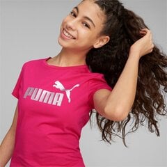 Puma детская футболка 846953*64, фуксия/серебряный 4065453400179 цена и информация | Футболка для девочек | pigu.lt