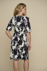 Rino & Pelle женское платье EMPOWER*01, белый/черный 8720529211825 цена и информация | Rino&Pelle Одежда, обувь и аксессуары | pigu.lt