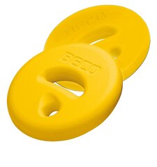 Aqua fitness disc BECO AQUA DISC 9631 2 2pcs yellow цена и информация | Гантели для аквааэробики | pigu.lt