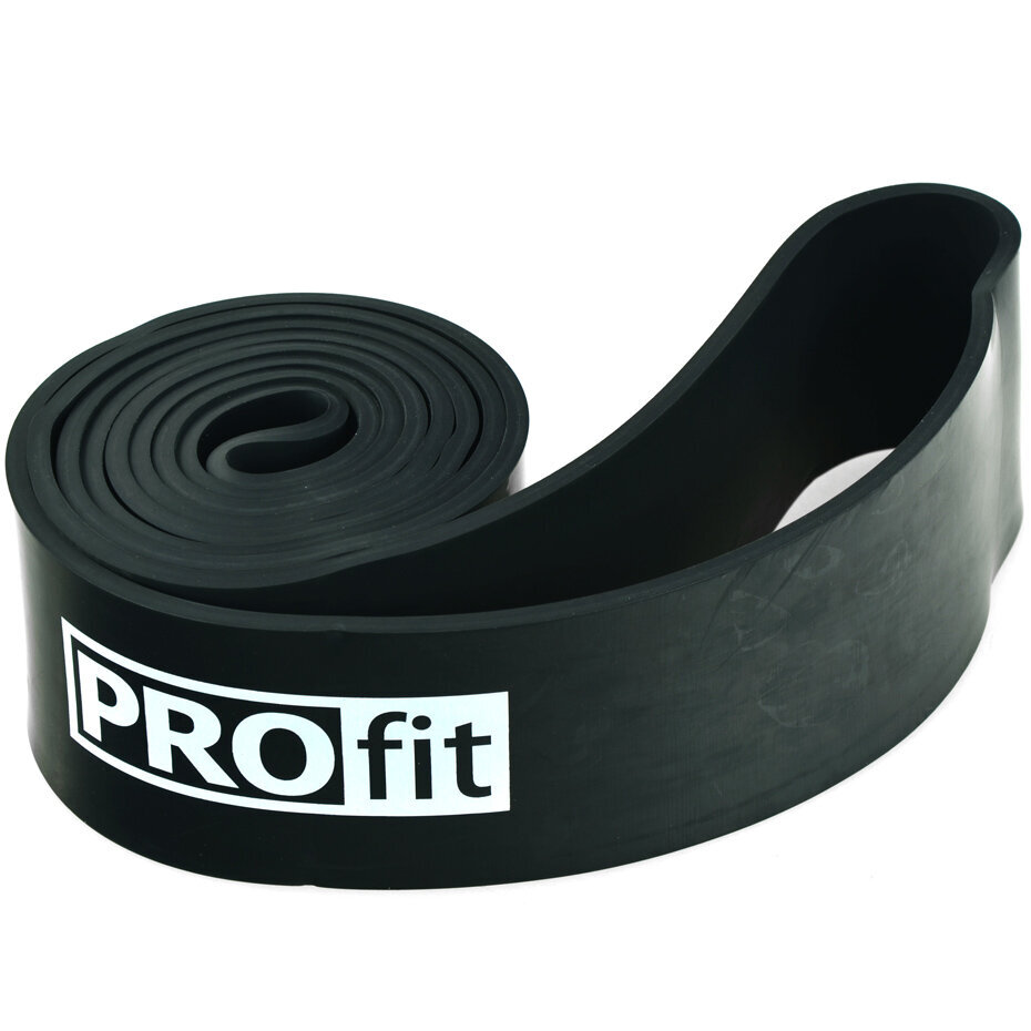 Elastinė juosta Profit Power Band, 208x0.45x6.4cm цена и информация | Pasipriešinimo gumos, žiedai | pigu.lt