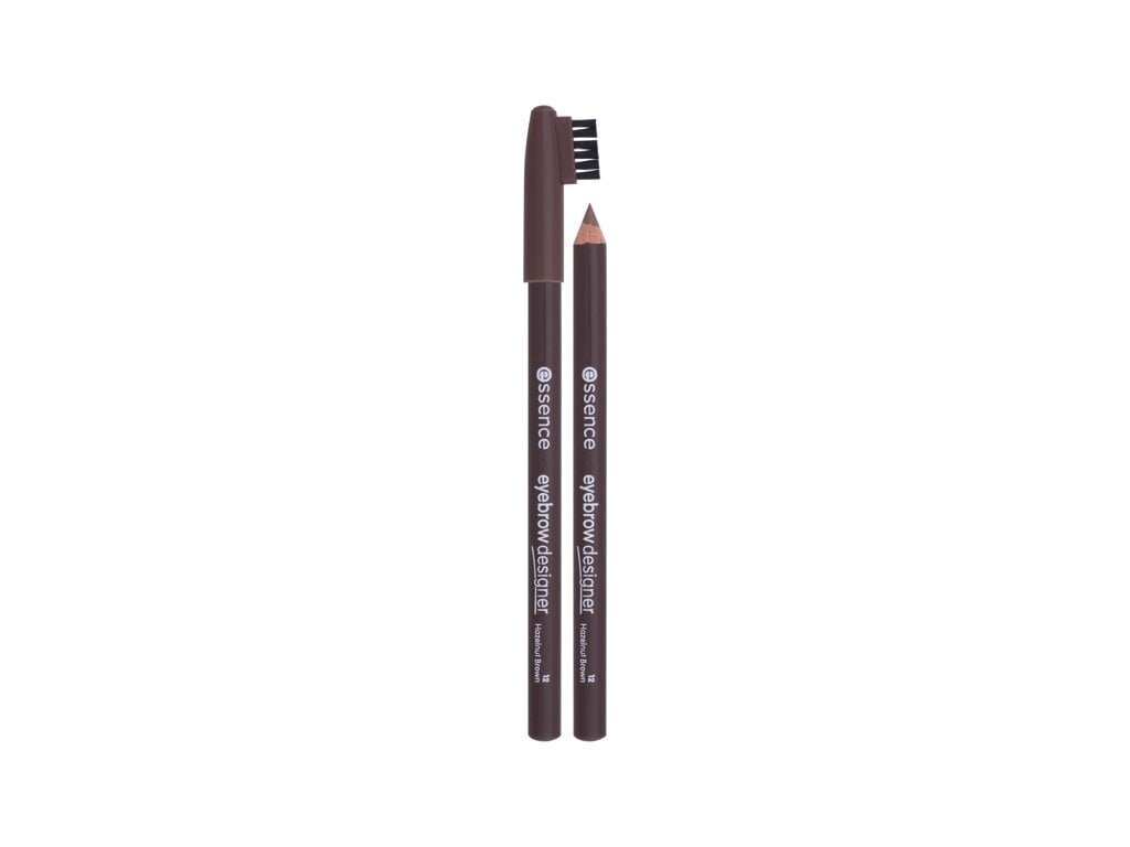 Antakių pieštukas essence eyebrow designer 12 hazelnut brown, 1g цена и информация | Antakių dažai, pieštukai | pigu.lt