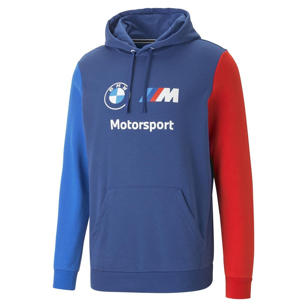 Джемпер Puma Bmw Mms Ess Ft Hoodie Pro Blue 538143 04, синий цена | pigu.lt