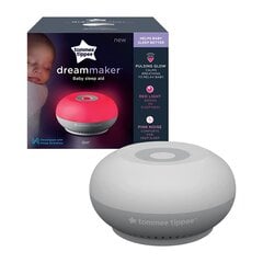 Tommee Tippee Dreammaker kūdikio miego pagalba, rožinis triukšmas, raudona šviesa, nakties šviesa. kaina ir informacija | Vaikiški šviestuvai | pigu.lt